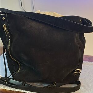 Rebecca Minkoff MAB bag black suede